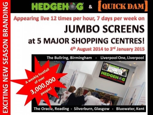 Jumbo Screens at 5 Major Shopping Centres